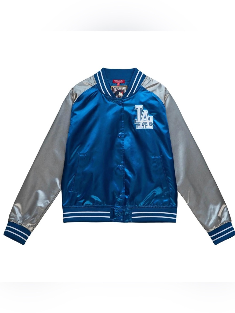 LA DODGERS Mitchell & Ness Satin Women’s Jacket XL born raised Wild Collective
